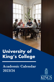 2023/2024 University of King's College Academic Calendar book cover