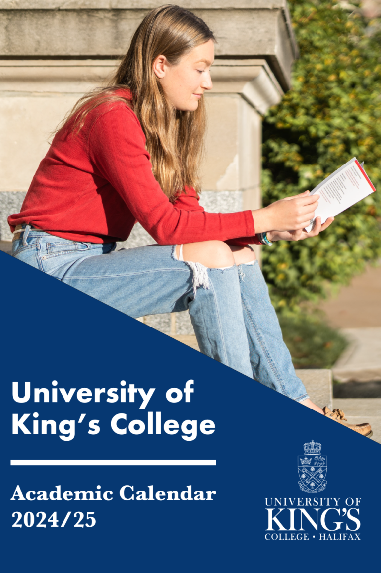 2024/2025 University of King's College Academic Calendar King's