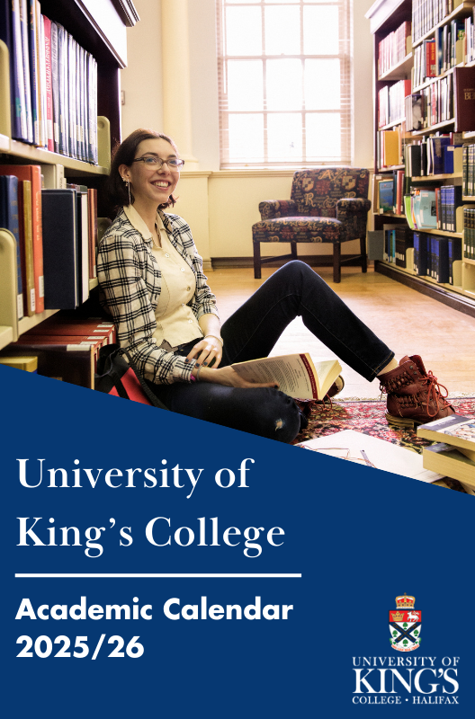 Cover image for 2025/2026 University of King's College Academic Calendar
